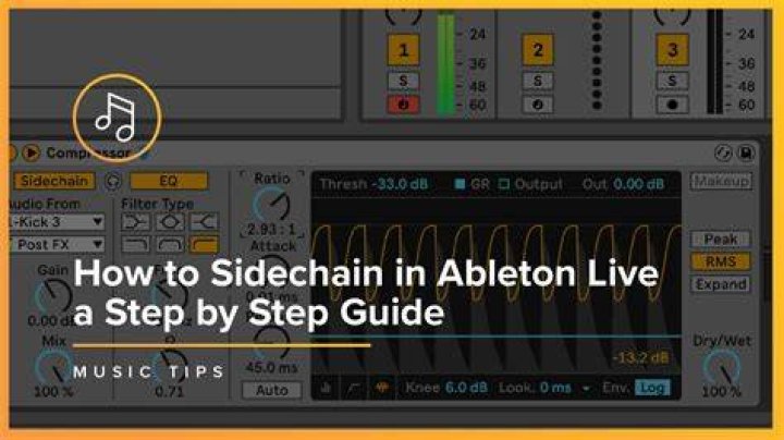 Ableton Live Sidechain setup Step 1