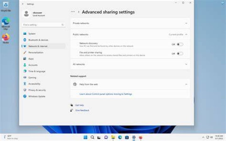 Advanced Settings Panel