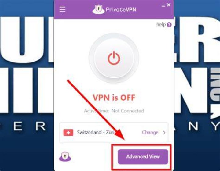 Advanced View Button