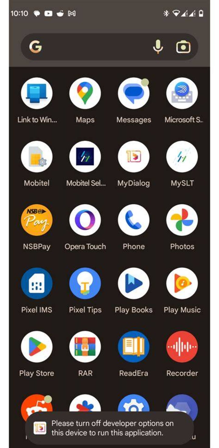 App options