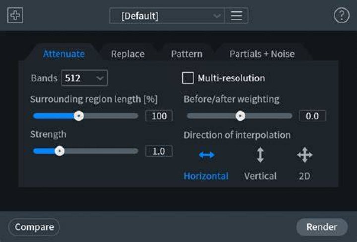 Attenuate Tab