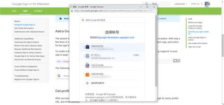 Auth window