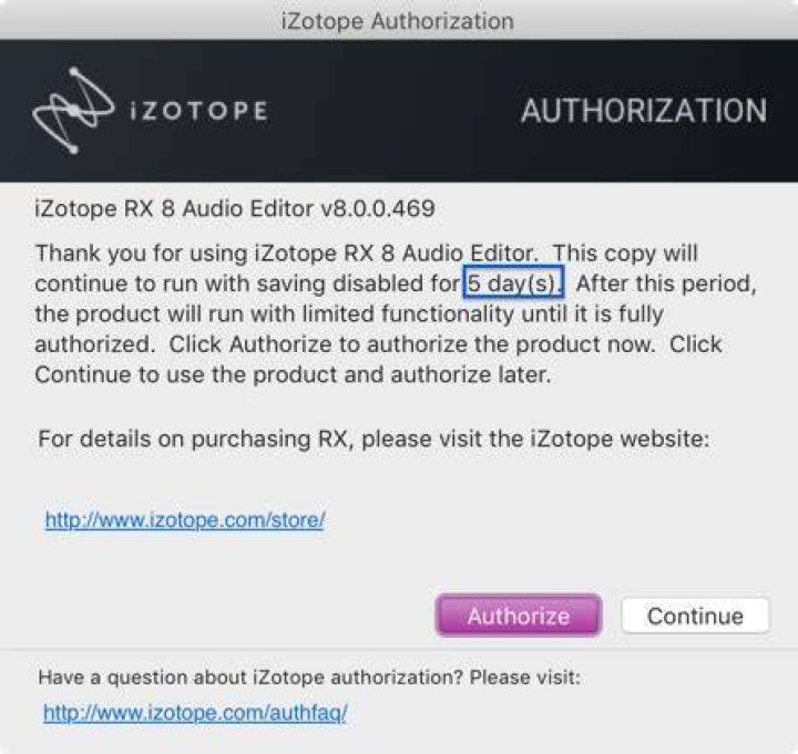 Authorization Trial Mode