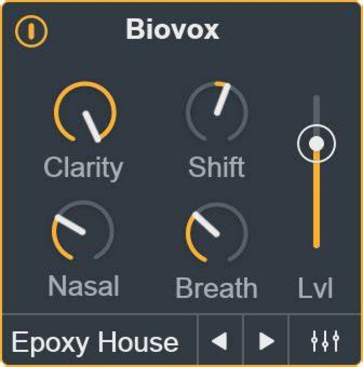 Biovox module main view