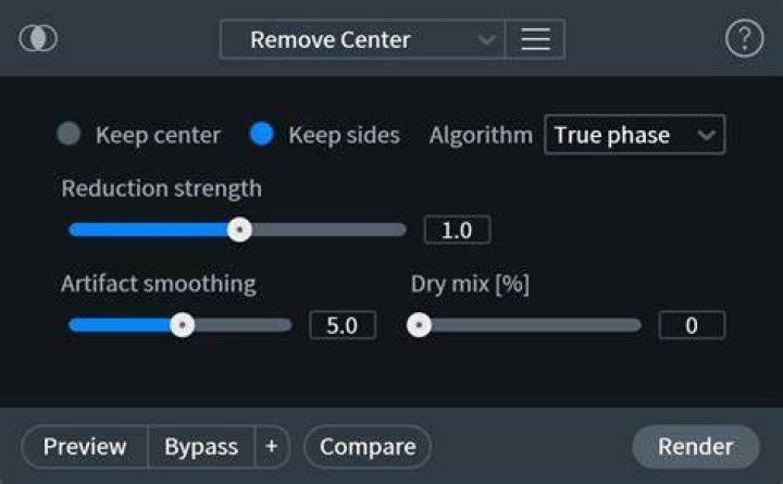 Center Extract module interface