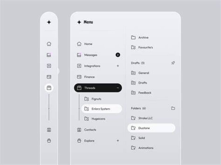 Close Menu User Interface