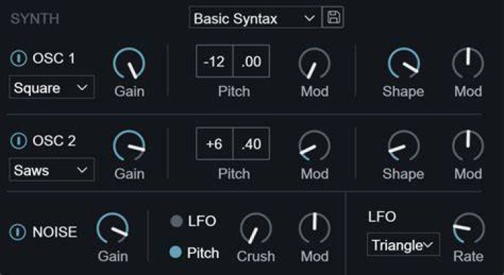 Compuvox Synth params