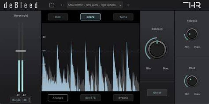 De-bleed User Interface