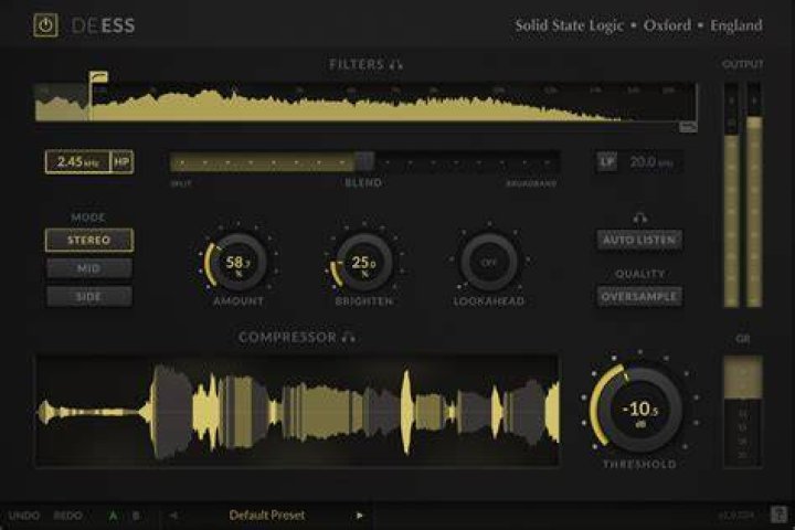 De-ess interface