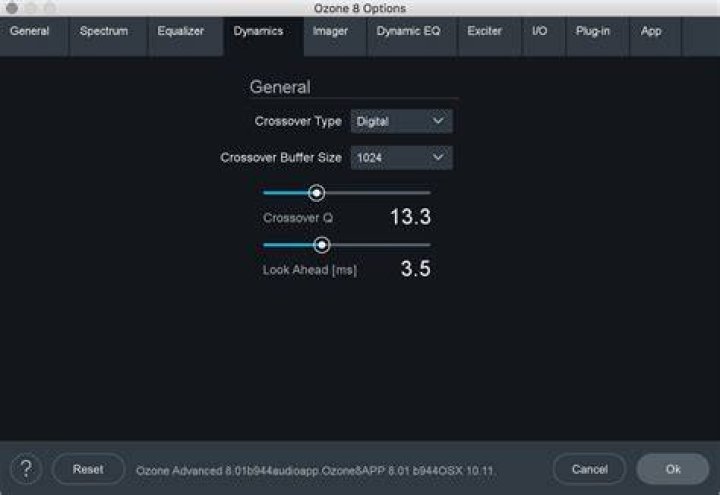 dyn options tab