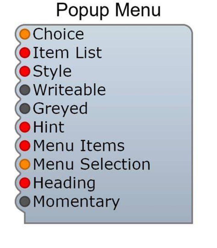 EasyTether popup menu