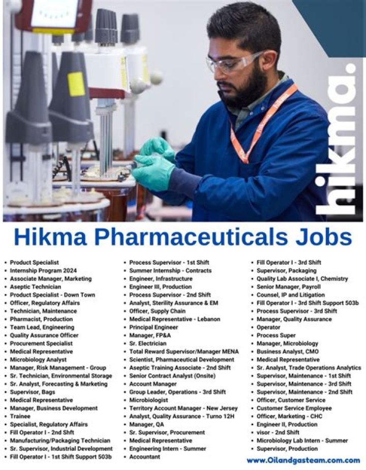 Hanna Jackson Supervisor Hikma Pharmaceuticals LinkedIn