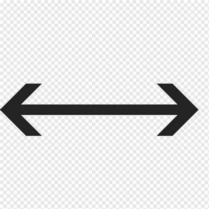 horizontal arrow