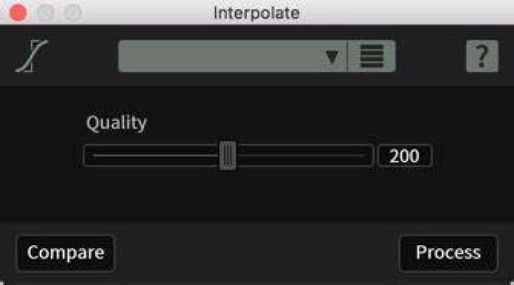 Interpolate user interface
