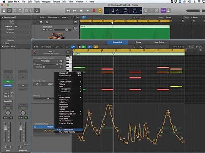 Logic Pro MIDI Mode Step 1