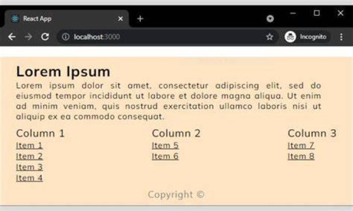 Module Footer