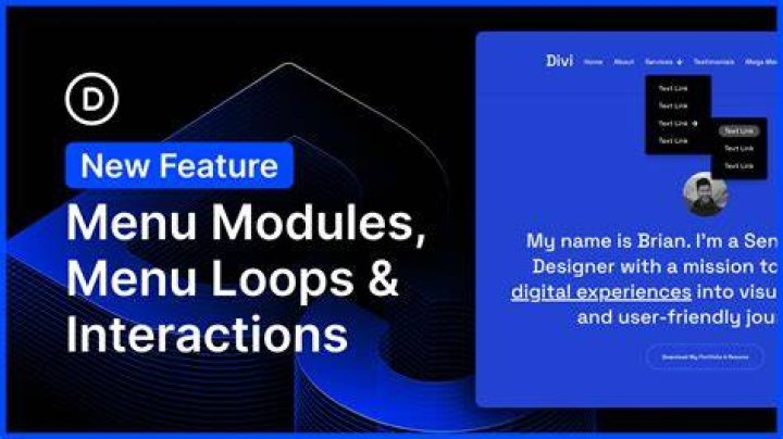 Modules Menu