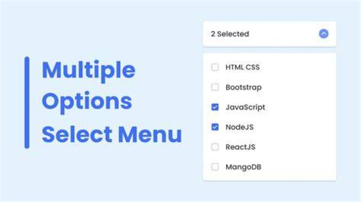 Options menu