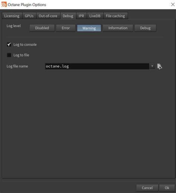 Plug-in options