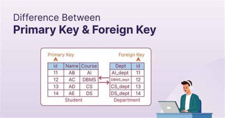 primary key designator for a column