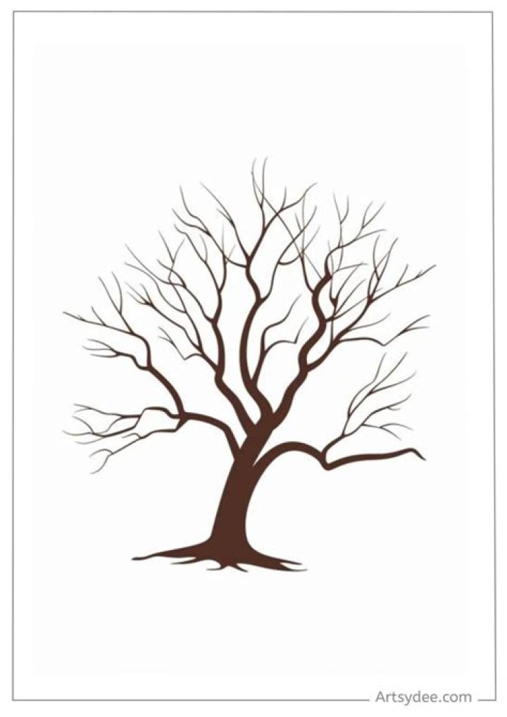 Printable Tree Without Leaves Printable World Holiday