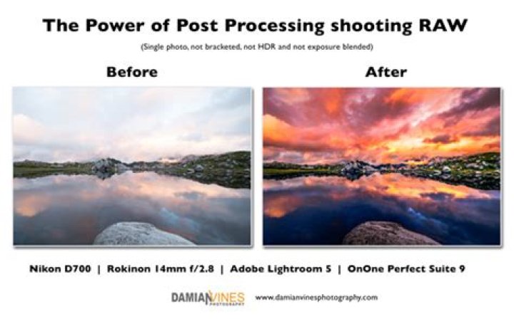 Processing before and after