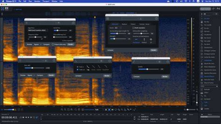 RX Audio Editor View Menu