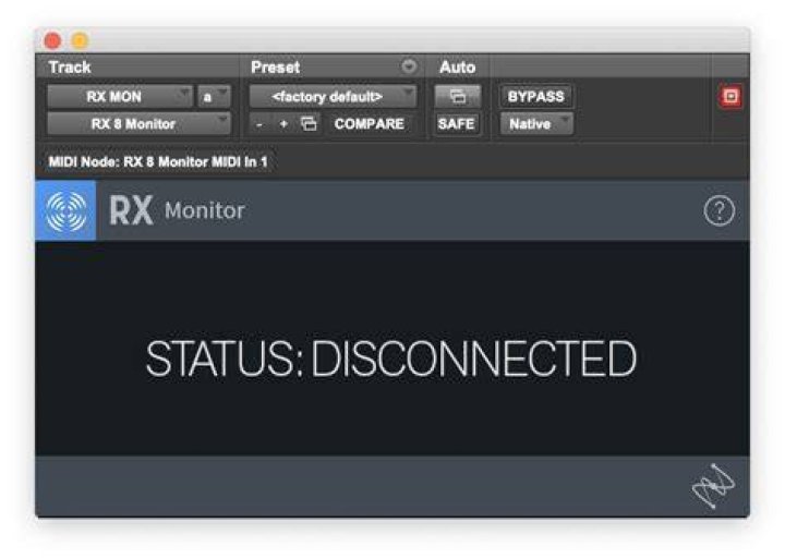 RX Connect plug-in interface