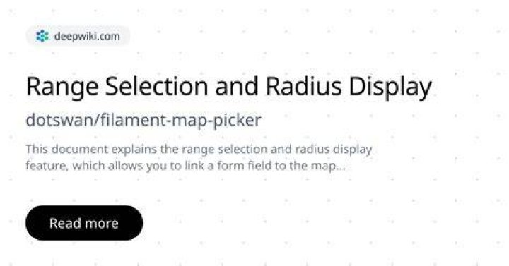 Selection and view range display