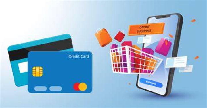 Shopping online with credit card