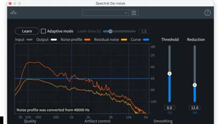 Spectral De-noise module interface