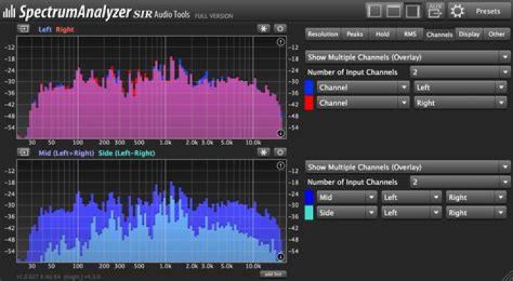 Spectrum Analyzer Window