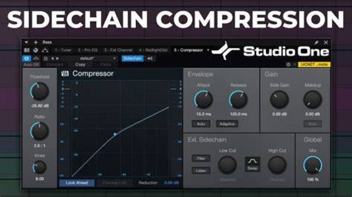 Studio One Sidechain Setup Step 1