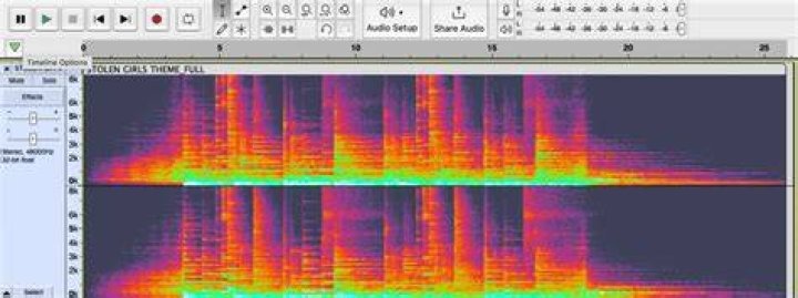 Toolbar Below Spectrogram