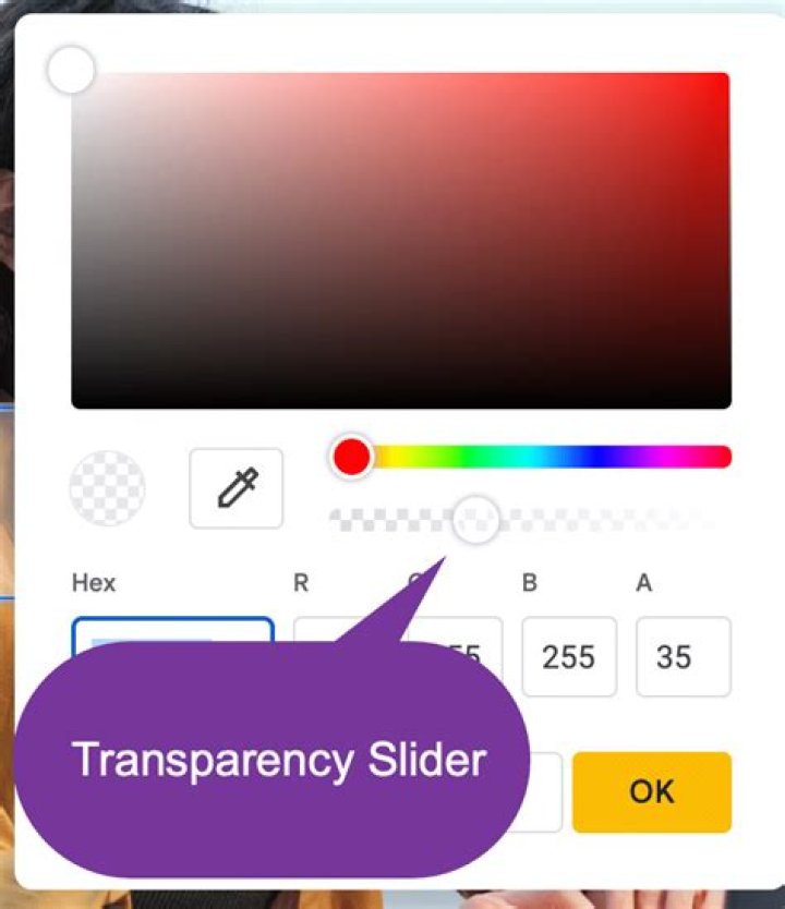Transparency Slider
