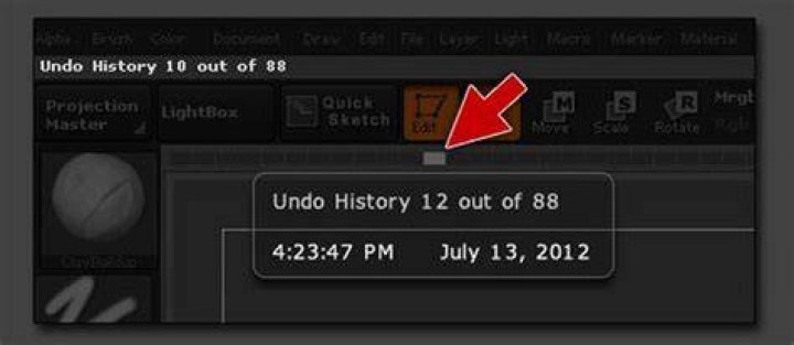 Undo History Controls