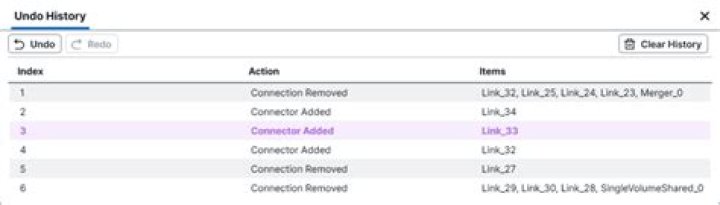 Undo History Window