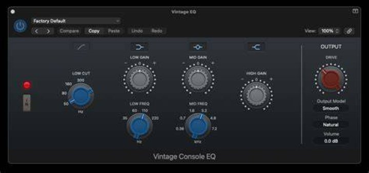Vintage EQ Interface