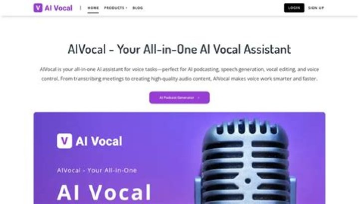 Vocal Assistant Menu 