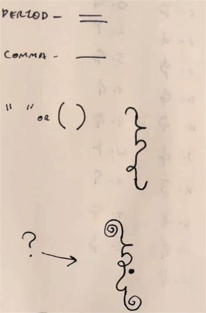 Willow Script Punctuations Kalligrafie